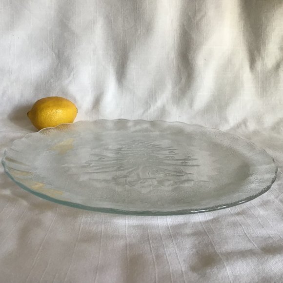 Glass Christmas Platter / Plate - Picture 4 of 4